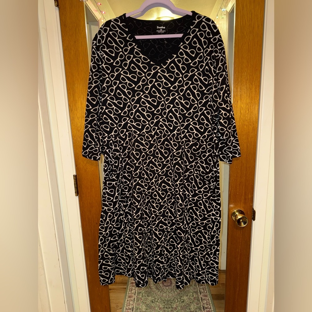 Svaha Rosalind Dress 2XL 18/20 2X 20W EUC organic cotton STEM teacher